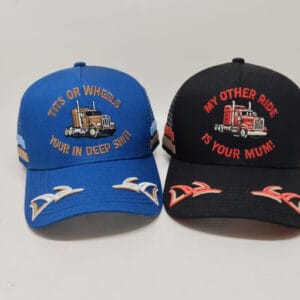 Black My next ride trucker cap