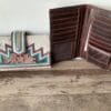 Aztec wallet cowhide may vary