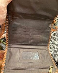 Alternative view of Butterfly leather wallet