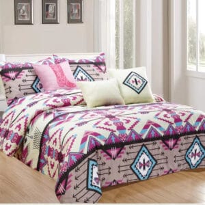 Premium 6 piece Comforter set Queen size